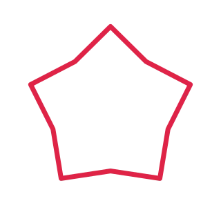 5 point seal star outline.