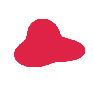 An organic wide form has 3 broad lobes and a smoothly varying outline.