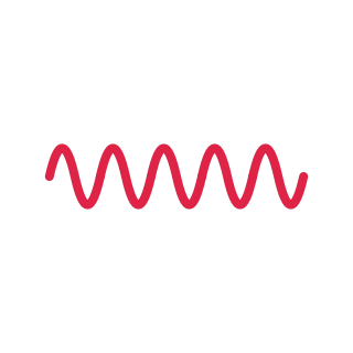A horizontal divider repeats 5 wave motifs in an evenly spaced row.