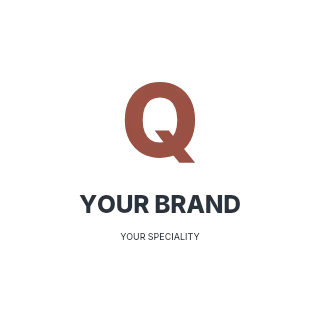Colour study collection logo template · Refined identity