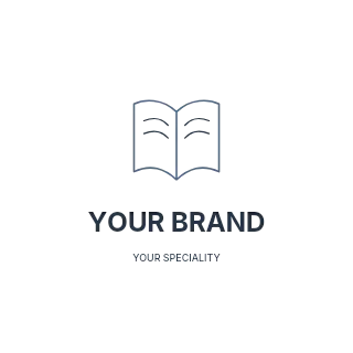 Language practice circle logo template · Refined identity