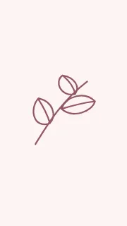 Slow Mornings phone wallpaper template · Botanical artwork