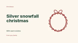 Silver snowfall Christmas youtube thumbnail template · Horizontal photo dialogue
