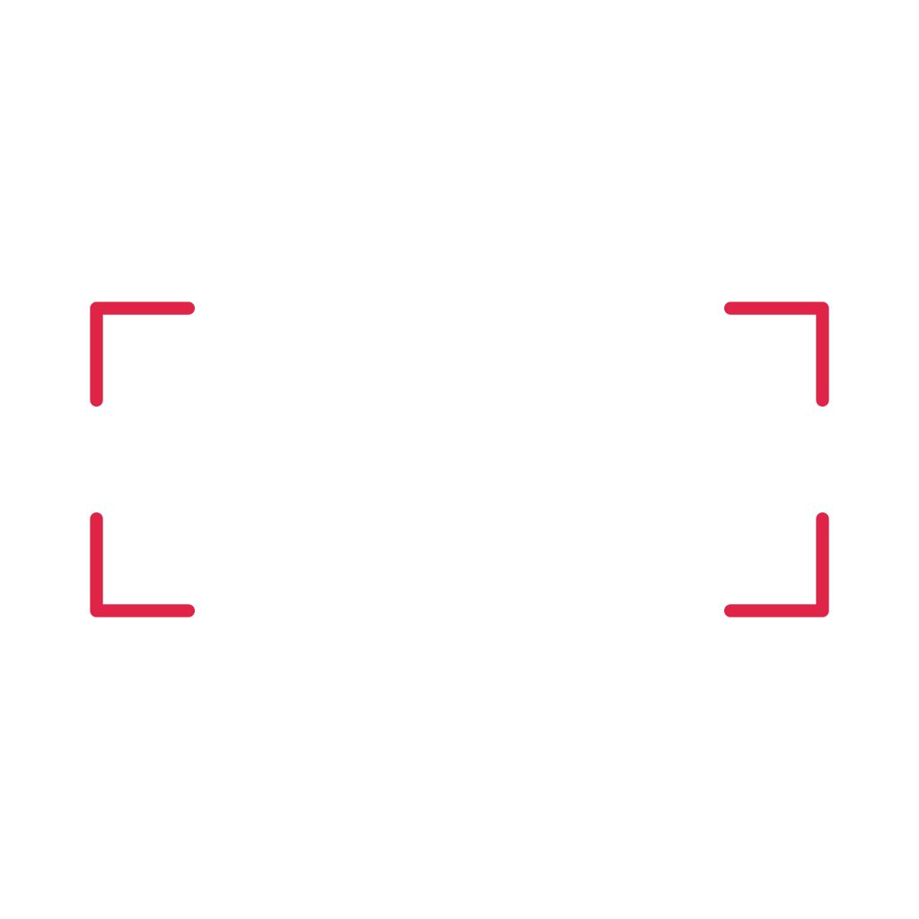 Wide corners frame.