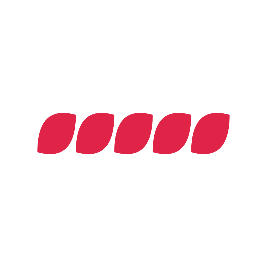 A horizontal divider repeats 5 leaves motifs in an evenly spaced row.