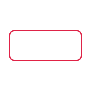 Wide rounded frame.