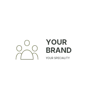 Neighbourhood art trail logo template · Refined identity