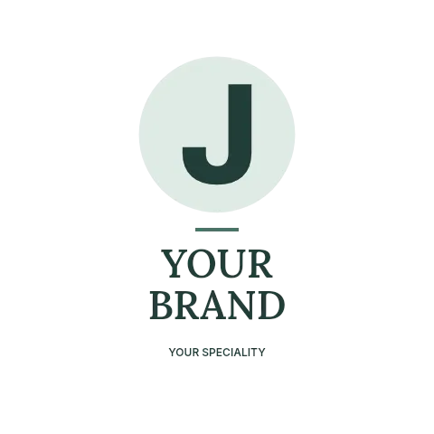 Mindful stretching workshop logo template · Refined identity