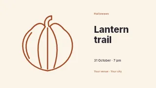 Lantern trail youtube thumbnail template · Horizontal photo dialogue