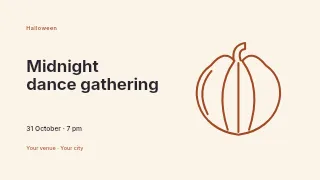 Midnight dance gathering youtube thumbnail template · Horizontal photo dialogue