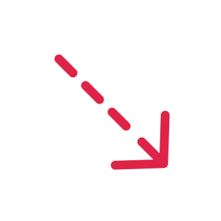 A dashed arrow points down right with open space around its edges.
