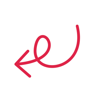 A loop arrow points left with open space around its edges.