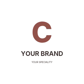 Seasonal handmade gift set logo template · Refined identity