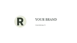Community logo template · Refined identity