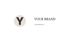 Design logo template · Refined identity