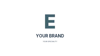 Independent business logo template · Refined identity