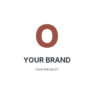 Ceramic studio open day logo template · Refined identity