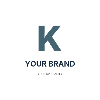 Small business networking logo template · Refined identity