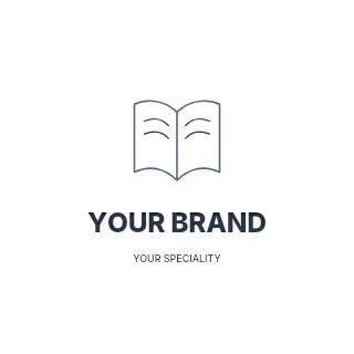 Study planning session logo template · Refined identity
