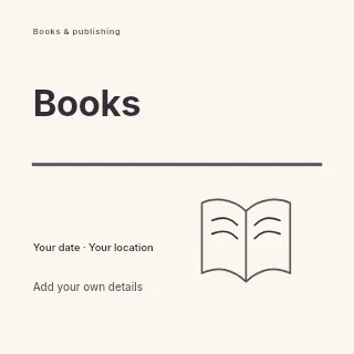 Your next chapter social media post template · Typography & ornament