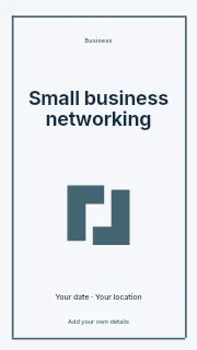 Small business networking instagram story template · Framed editorial