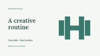 A Creative Routine youtube thumbnail template · Horizontal photo dialogue