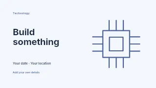 Build Something youtube thumbnail template · Horizontal photo dialogue