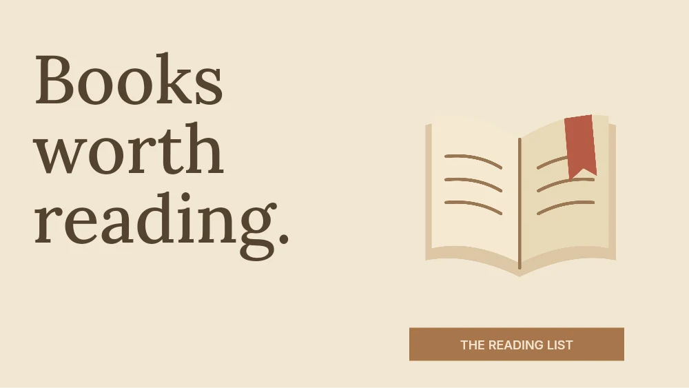Books worth reading youtube thumbnail template · Video thumbnail