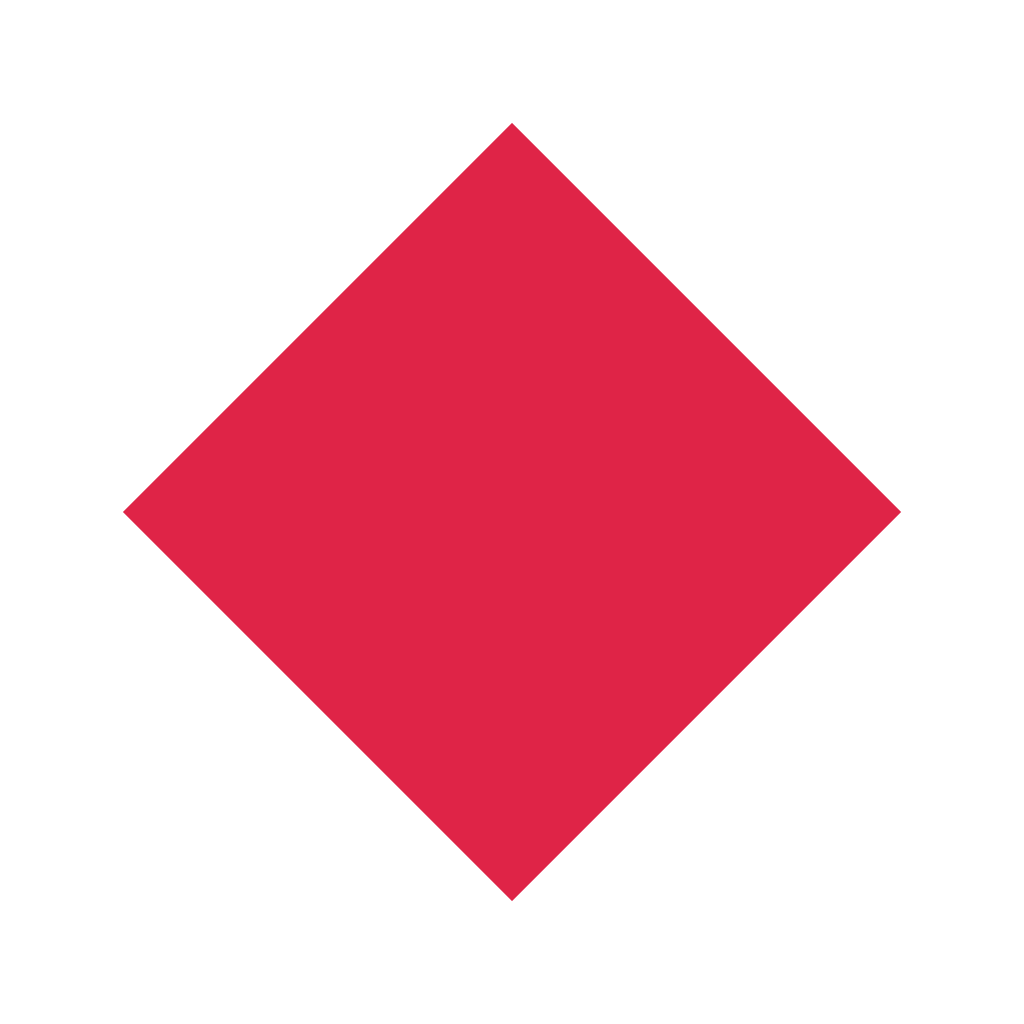A mathematically regular 4-sided polygon with equally spaced vertices.