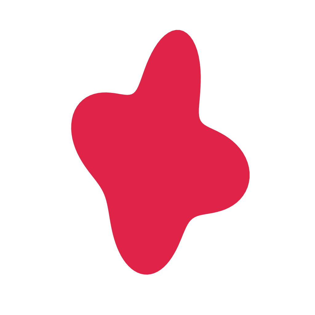 An organic tall form has 4 broad lobes and a smoothly varying outline.