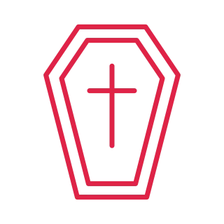Gothic coffin.