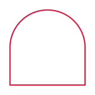 Square arch frame.