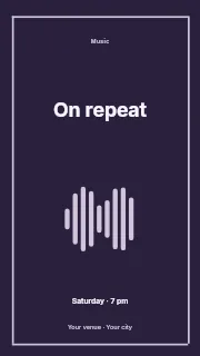 On repeat instagram story template · Framed editorial