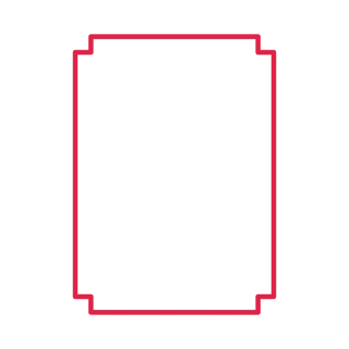 Portrait stepped frame.