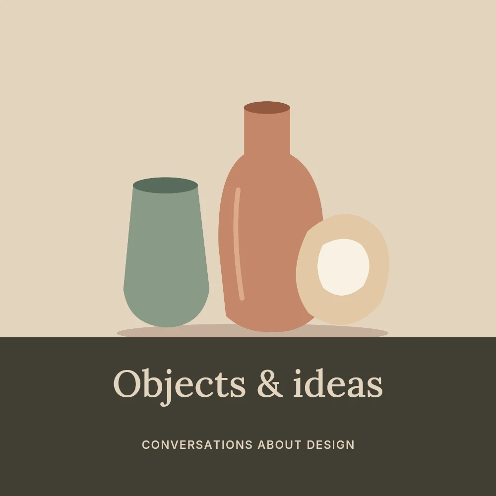 Objects and ideas podcast cover template · Design podcast cover