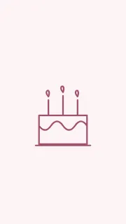 First birthday rainbow phone wallpaper template · Original line artwork