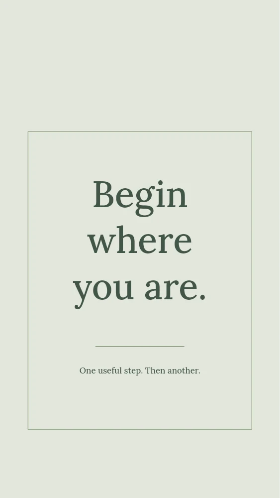 A small daily reminder phone wallpaper template · Typography wallpaper