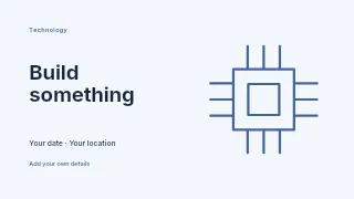 Build Something youtube thumbnail template · Horizontal photo dialogue