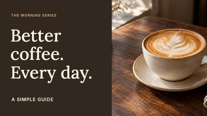 Coffee made simple youtube thumbnail template · Video thumbnail