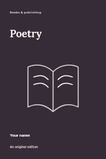 Things we keep book cover template · Fine-line cover