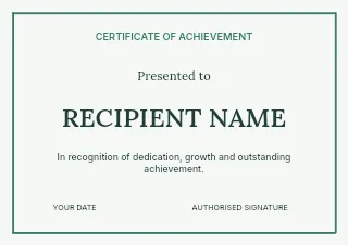 Beginner strength session certificate template · Structured certificates