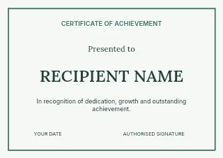 Walking challenge certificate template · Structured certificates