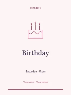 Another good year invitation template · Botanical invitation