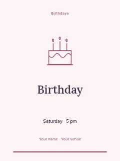 Another good year invitation template · Botanical invitation