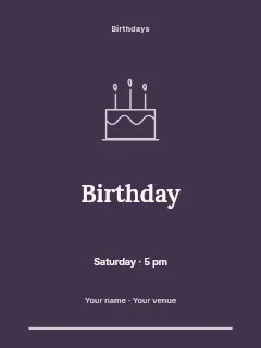 Another good year invitation template · Botanical invitation