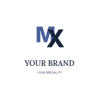 Data storytelling session logo template · Refined identity