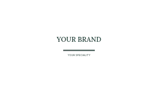 Wellbeing logo template · Refined identity