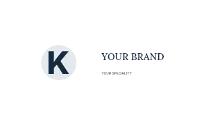 Independent business logo template · Refined identity