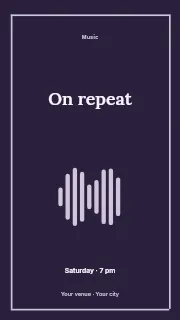 On repeat instagram story template · Framed editorial