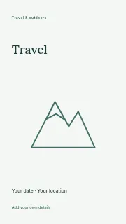 Weekend plans instagram story template · Fine-line cover